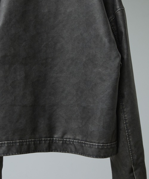 CALLNE(カルネ)の「【CALLNE】Vintage Design Doublezip Jacket / ヴィンテージデザインダブルジップジャケット(セットアップ対応)(その他アウター・メンズ・ブラック/ダークグレー・M/L)」の17枚目の写真