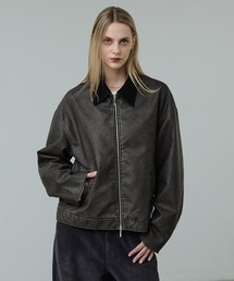 CALLNE（カルネ）の「【CALLNE】Vintage Design Doublezip Jacket / ヴィンテージデザインダブルジップジャケット（セットアップ対応）（その他アウター）」