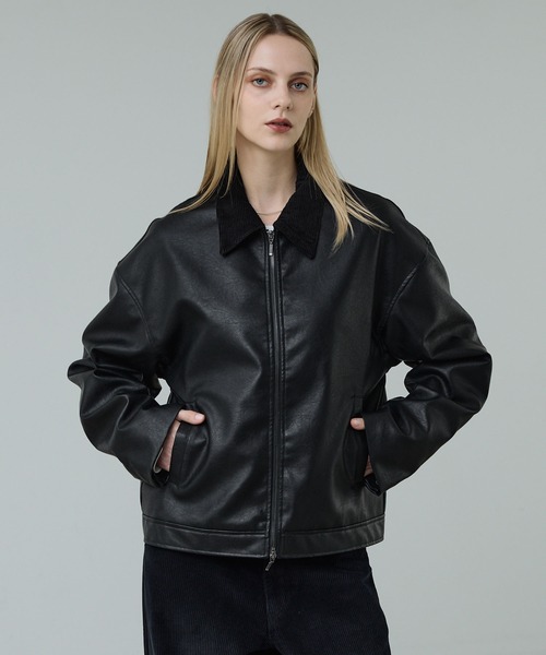 CALLNE】Vintage Design Doublezip Jacket / ヴィンテージデザイン