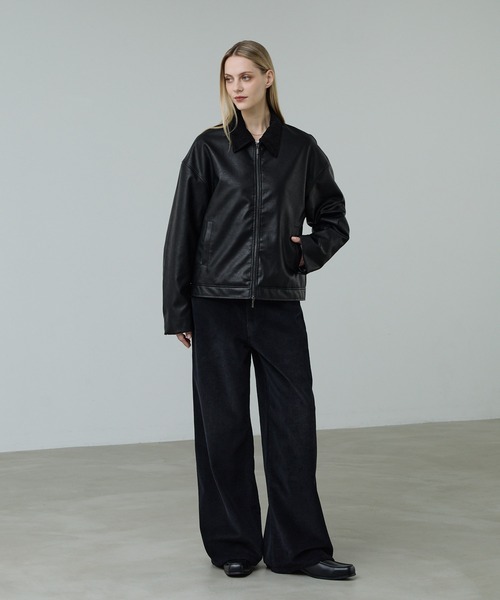 CALLNE】Vintage Design Doublezip Jacket / ヴィンテージデザイン