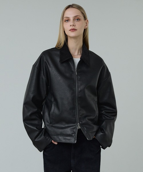 CALLNE】Vintage Design Doublezip Jacket / ヴィンテージデザイン