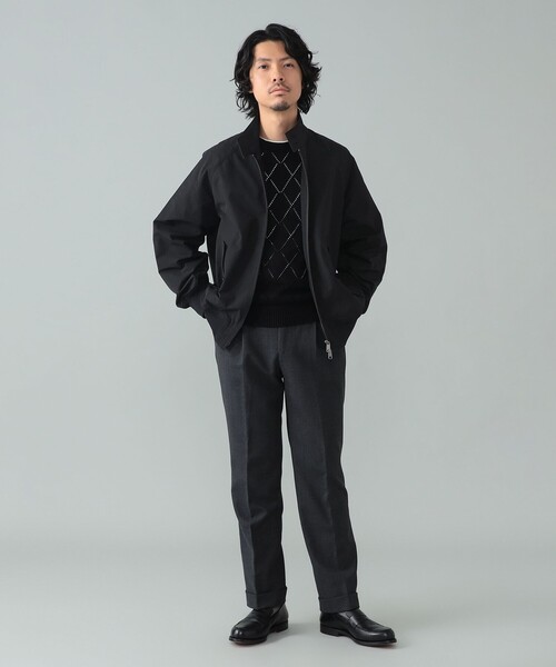 BARACUTA（バラクータ）の「BARACUTA / G9 BOX LIGHT JACKET ポリエステルコットン ショートブルゾン（ブルゾン・メンズ・ブラック/カーキ・38/40/42）」の3枚目の写真