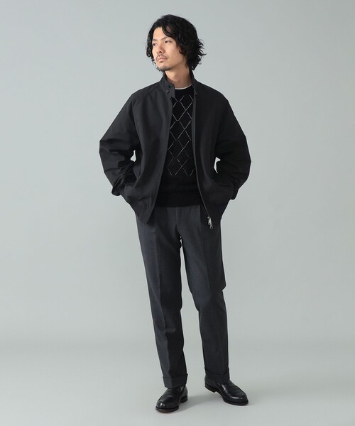 BARACUTA（バラクータ）の「BARACUTA / G9 BOX LIGHT JACKET ポリエステルコットン ショートブルゾン（ブルゾン・メンズ・ブラック/カーキ・38/40/42）」の4枚目の写真