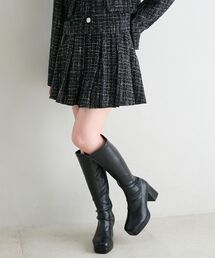 MAJESTIC LEGON | ベルト付きプリーツミニスカパン(スカート)