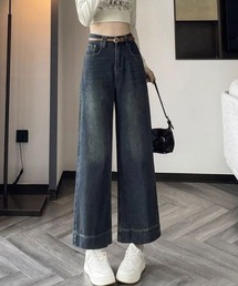 ルーズストレートデニム
