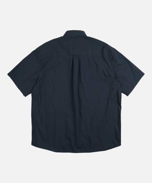 FRIZMWORKS(フリズムワークス)の「FEATHER CN RELAXED HALF SHIRT _ NAVY(シャツ/ブラウス・メンズ・その他・MEDIUM/LARGE)」の2枚目の写真