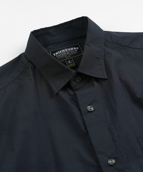 FRIZMWORKS(フリズムワークス)の「FEATHER CN RELAXED HALF SHIRT _ NAVY(シャツ/ブラウス・メンズ・その他・MEDIUM/LARGE)」の3枚目の写真