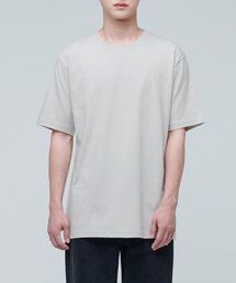 レイヤードクルーネックTシャツ_通常丈 [マッシュルーム]