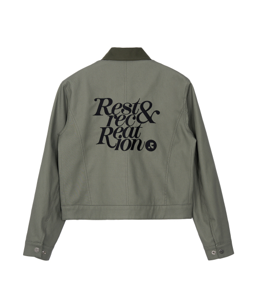 Rest&Recreation(レストアンドレクリエーション)の「RR PATCH COTTON JACKET - OLIVE(その他アウター・レディース・その他・SMALL)」の2枚目の写真