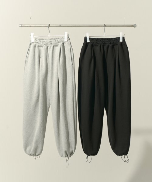 XERO（ゼロ）の「Deep Two Tuck String Sweat Pants [2 Colors]（スウェットパンツ・メンズ・ブラック/グレー・LARGE/MEDIUM）」の7枚目の写真