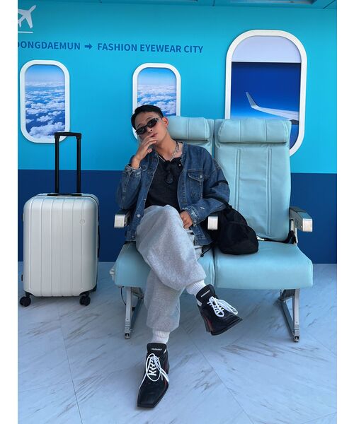 XERO（ゼロ）の「Deep Two Tuck String Sweat Pants [2 Colors]（スウェットパンツ・メンズ・ブラック/グレー・LARGE/MEDIUM）」の6枚目の写真