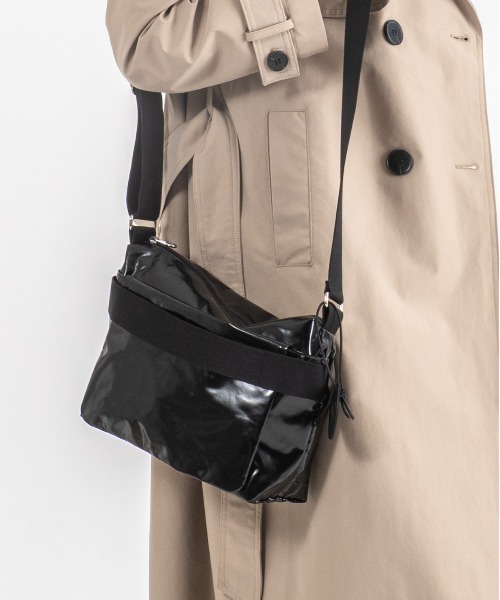 Jack Gomme（ジャックゴム）の「【JACK GOMME】ショルダーバッグ メッセンジャーバッグ RIGA Sac becase（ショルダーバッグ・レディース・ブラック/シルバー/カーキ/シャンパン・FREE）」の13枚目の写真