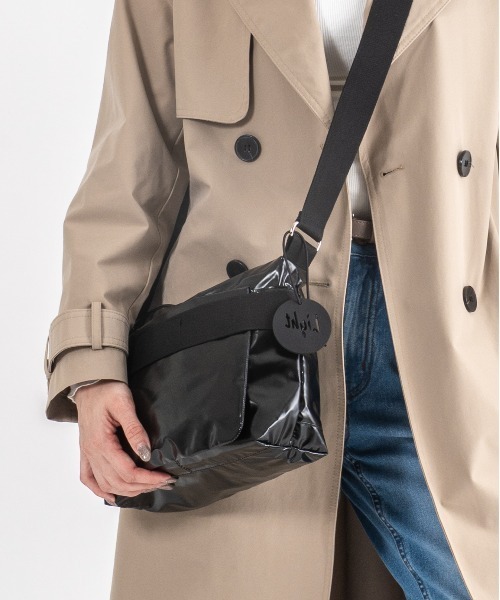 Jack Gomme（ジャックゴム）の「【JACK GOMME】ショルダーバッグ メッセンジャーバッグ RIGA Sac becase（ショルダーバッグ・レディース・ブラック/シルバー/カーキ/シャンパン・FREE）」の14枚目の写真
