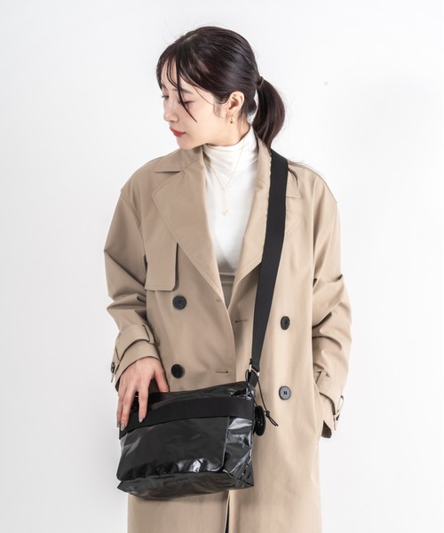 Jack Gomme（ジャックゴム）の「【JACK GOMME】ショルダーバッグ メッセンジャーバッグ RIGA Sac becase（ショルダーバッグ・レディース・ブラック/シルバー/カーキ/シャンパン・FREE）」の12枚目の写真