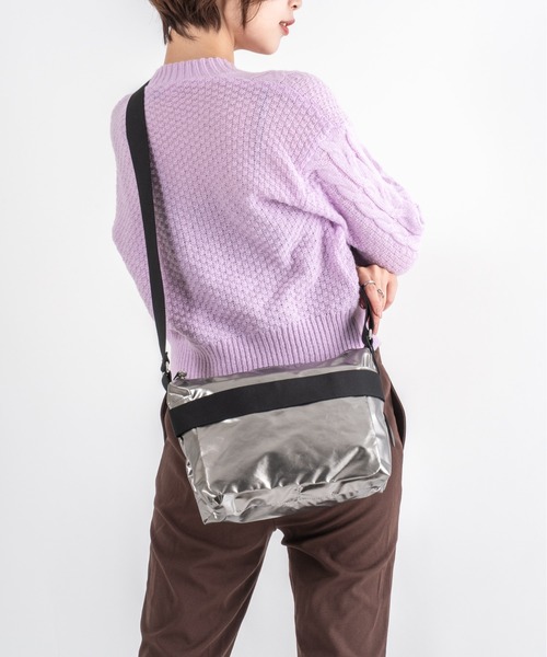 Jack Gomme（ジャックゴム）の「【JACK GOMME】ショルダーバッグ メッセンジャーバッグ RIGA Sac becase（ショルダーバッグ・レディース・ブラック/シルバー/カーキ/シャンパン・FREE）」の20枚目の写真