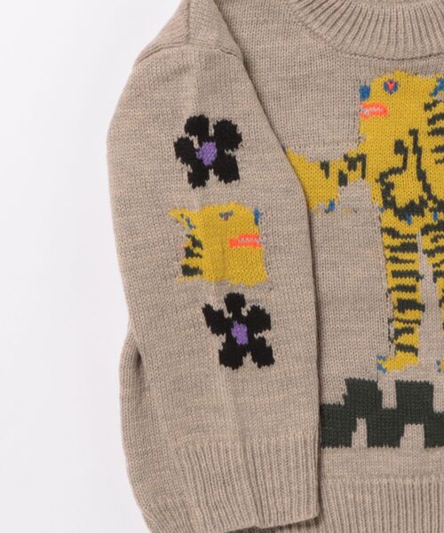 MARKEY'S（マーキーズ）の「クルーネックセーター（ニット/セーター・キッズ・ネイビー/ベージュ/ブラウン・XS/S/M/L/LL）」の16枚目の写真