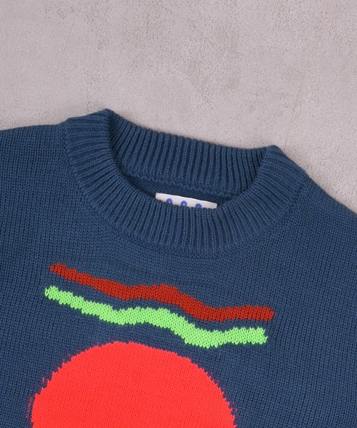 MARKEY'S（マーキーズ）の「クルーネックセーター（ニット/セーター・キッズ・ネイビー/ベージュ/ブラウン・XS/S/M/L/LL）」の5枚目の写真