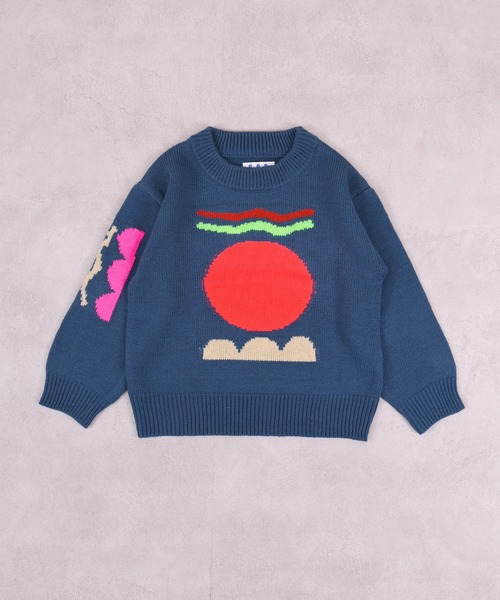 MARKEY'S（マーキーズ）の「クルーネックセーター（ニット/セーター・キッズ・ネイビー/ベージュ/ブラウン・XS/S/M/L/LL）」の10枚目の写真