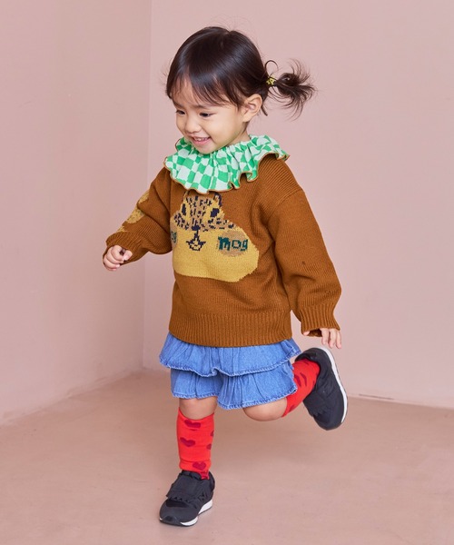 MARKEY'S（マーキーズ）の「クルーネックセーター（ニット/セーター・キッズ・ネイビー/ベージュ/ブラウン・XS/S/M/L/LL）」の20枚目の写真