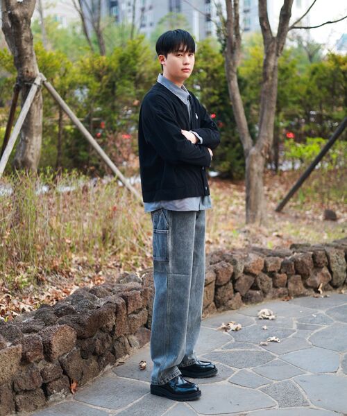 NODU（ノードユー）の「デニムカーペンターブラックデニムパンツ（デニムパンツ・メンズ・その他・MEDIUM/SMALL/LARGE）」の4枚目の写真