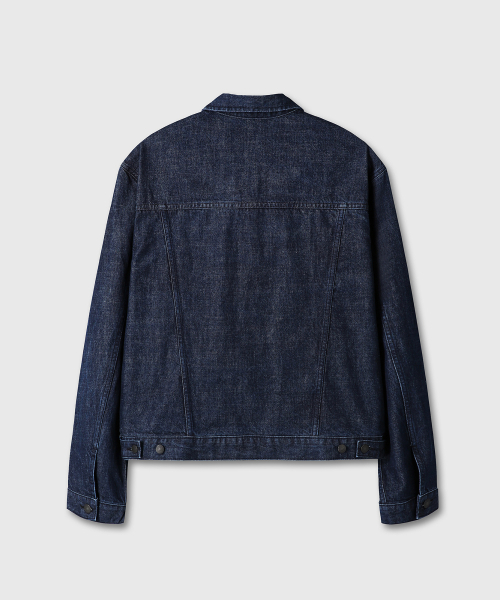 DIVEIN(ダイブイン)の「LOOSED DENIM TRUCKER JACKET (INDIGO)(デニムジャケット・メンズ・その他・1/2/0)」の2枚目の写真