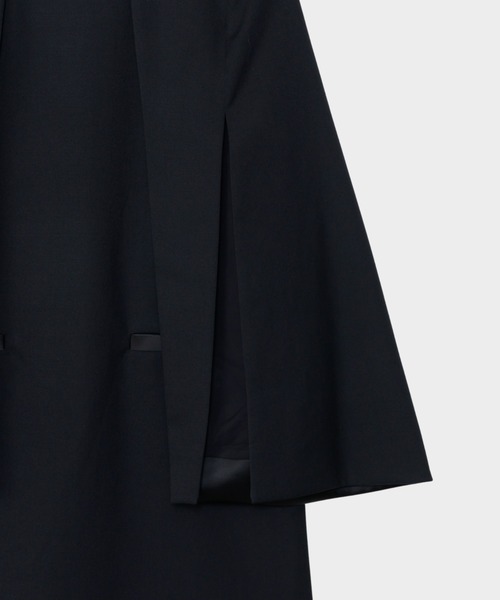 BLACK FORMAL SLIT SLEEVE MINI DRESS（ワンピース）｜CINOH（チノ）の