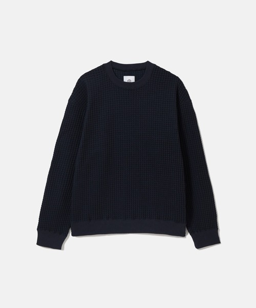 SEAGREEN(シーグリーン)の「SEAGREEN(シーグリーン) BIG WAFFLE PULLOVER(その他トップス・メンズ・ブラック/ネイビー/ブラウン/クリーム・1/2/3)」の4枚目の写真