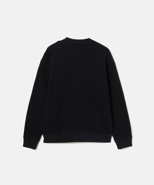 SEAGREEN(シーグリーン)の「SEAGREEN(シーグリーン) BIG WAFFLE PULLOVER(その他トップス・メンズ・ブラック/ネイビー/ブラウン/クリーム・1/2/3)」の7枚目の写真