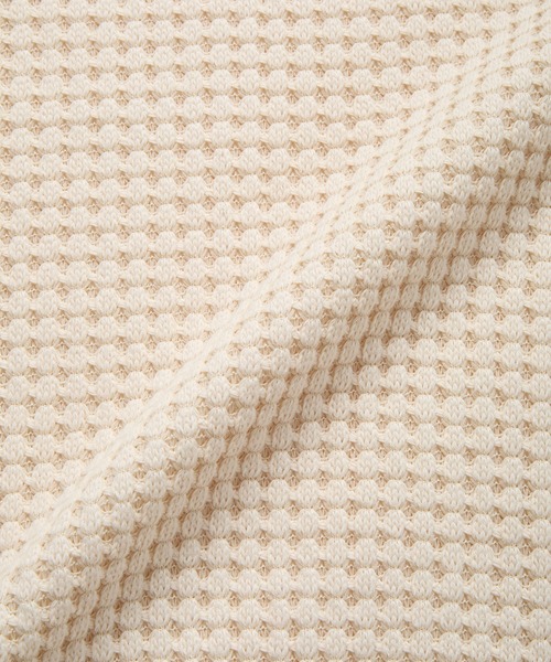 SEAGREEN(シーグリーン)の「SEAGREEN(シーグリーン) BIG WAFFLE PULLOVER(その他トップス・メンズ・ブラック/ネイビー/ブラウン/クリーム・1/2/3)」の6枚目の写真