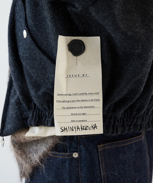 SHINYAKOZUKA(シンヤコヅカ)の「【SHINYAKOZUKA】別注 MOONED AVIATOR(ブルゾン・メンズ・ブラック/ダークグレー・S/M)」の11枚目の写真