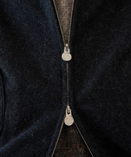 SHINYAKOZUKA(シンヤコヅカ)の「【SHINYAKOZUKA】別注 MOONED AVIATOR(ブルゾン・メンズ・ブラック/ダークグレー・S/M)」の9枚目の写真