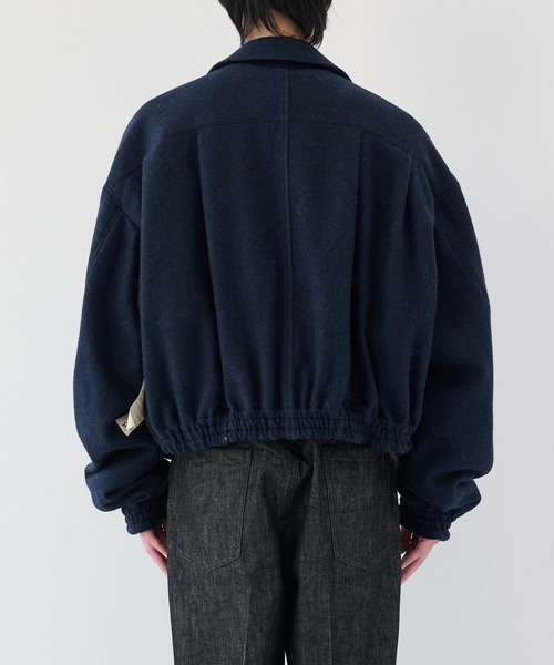 SHINYAKOZUKA(シンヤコヅカ)の「【SHINYAKOZUKA】別注 MOONED AVIATOR(ブルゾン・メンズ・ブラック/ダークグレー・S/M)」の15枚目の写真