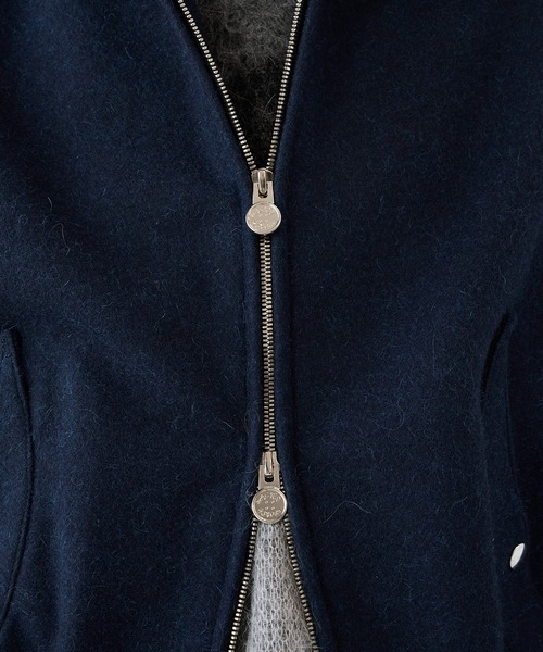 SHINYAKOZUKA(シンヤコヅカ)の「【SHINYAKOZUKA】別注 MOONED AVIATOR(ブルゾン・メンズ・ブラック/ダークグレー・S/M)」の22枚目の写真