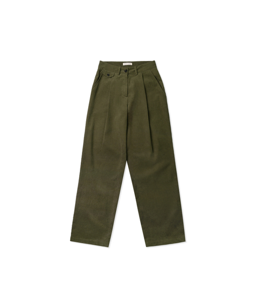 WITHOUT SUMMER（ウィズアウトサマ）の「バーニーコーデュロイパンツ_カーキ（その他パンツ・レディース・その他・SMALL/MEDIUM）」の2枚目の写真