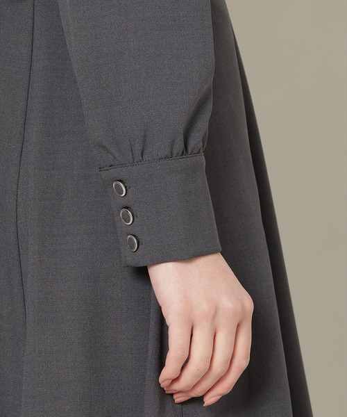 WILLSELECTION(ウィルセレクション)の「リボンタイラッフルフレアワンピース(ワンピース・レディース・チャコールグレー/ブラック系その他/ピンク・FREE)」の17枚目の写真