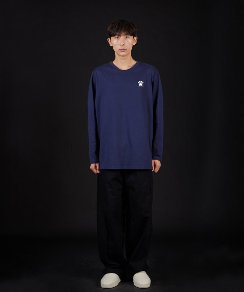 ASTRAL PROJECTION(アストラルプロジェクション)の「ドゥドゥルパピー オーバーサイズ ロングスリーブTシャツ_ネイビー(Tシャツ/カットソー・メンズ・その他・LARGE/MEDIUM/X-LARGE/XX-LARGE)」の6枚目の写真