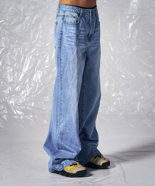 SCHISM INDUCING（スキズムインデューシング）の「RESIZED BAGGY JEANS BLUE（デニムパンツ・レディース・その他・SMALL/MEDIUM/LARGE）」の13枚目の写真