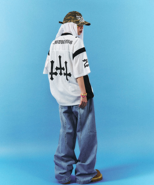 SCHISM INDUCING（スキズムインデューシング）の「RESIZED BAGGY JEANS BLUE（デニムパンツ・レディース・その他・SMALL/MEDIUM/LARGE）」の19枚目の写真