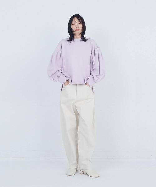 ADIEU TRISTESSE(アデュートリステス)の「ボリュームスリーブカットソープルオーバー(Tシャツ/カットソー・レディース・ピンク/ブラック/グレー・FREE)」の19枚目の写真