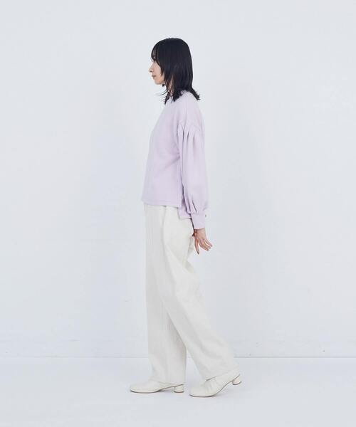 ADIEU TRISTESSE(アデュートリステス)の「ボリュームスリーブカットソープルオーバー(Tシャツ/カットソー・レディース・ピンク/ブラック/グレー・FREE)」の20枚目の写真