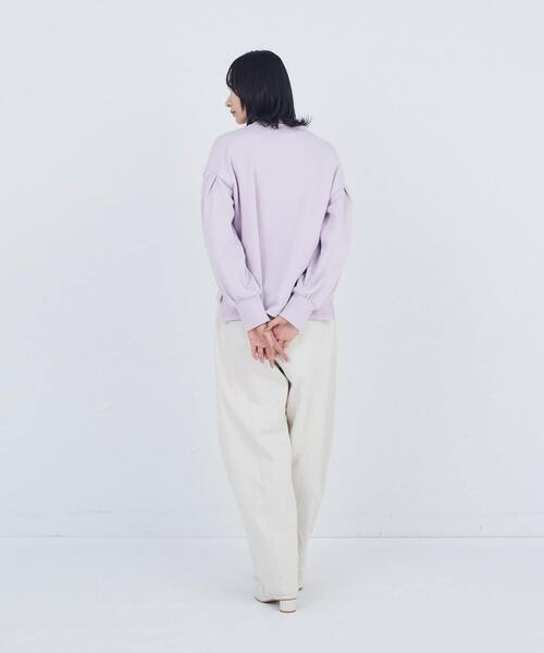 ADIEU TRISTESSE(アデュートリステス)の「ボリュームスリーブカットソープルオーバー(Tシャツ/カットソー・レディース・ピンク/ブラック/グレー・FREE)」の21枚目の写真