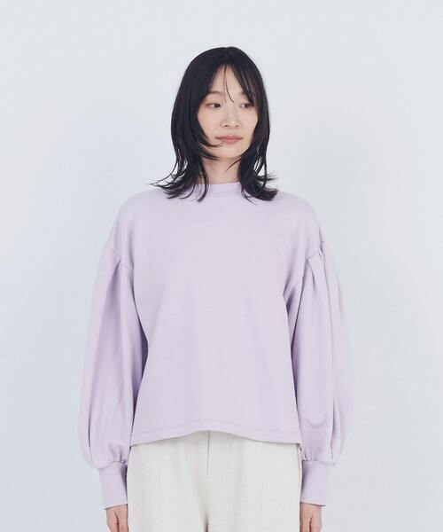 ADIEU TRISTESSE(アデュートリステス)の「ボリュームスリーブカットソープルオーバー(Tシャツ/カットソー・レディース・ピンク/ブラック/グレー・FREE)」の22枚目の写真