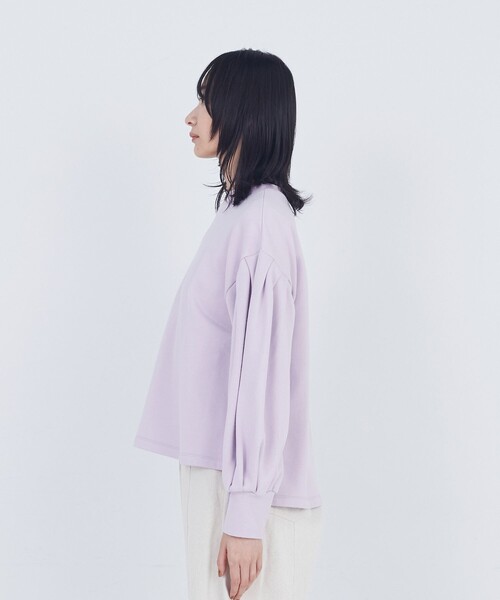 ADIEU TRISTESSE(アデュートリステス)の「ボリュームスリーブカットソープルオーバー(Tシャツ/カットソー・レディース・ピンク/ブラック/グレー・FREE)」の8枚目の写真