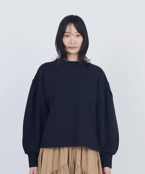 ADIEU TRISTESSE(アデュートリステス)の「ボリュームスリーブカットソープルオーバー(Tシャツ/カットソー・レディース・ピンク/ブラック/グレー・FREE)」の15枚目の写真