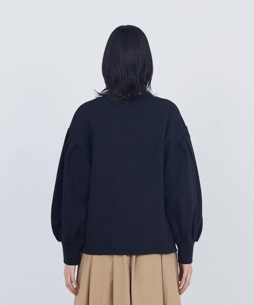 ADIEU TRISTESSE(アデュートリステス)の「ボリュームスリーブカットソープルオーバー(Tシャツ/カットソー・レディース・ピンク/ブラック/グレー・FREE)」の17枚目の写真