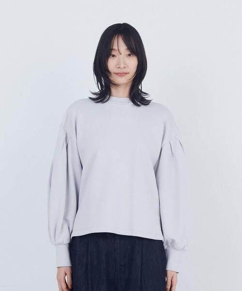 ADIEU TRISTESSE(アデュートリステス)の「ボリュームスリーブカットソープルオーバー(Tシャツ/カットソー・レディース・ピンク/ブラック/グレー・FREE)」の11枚目の写真