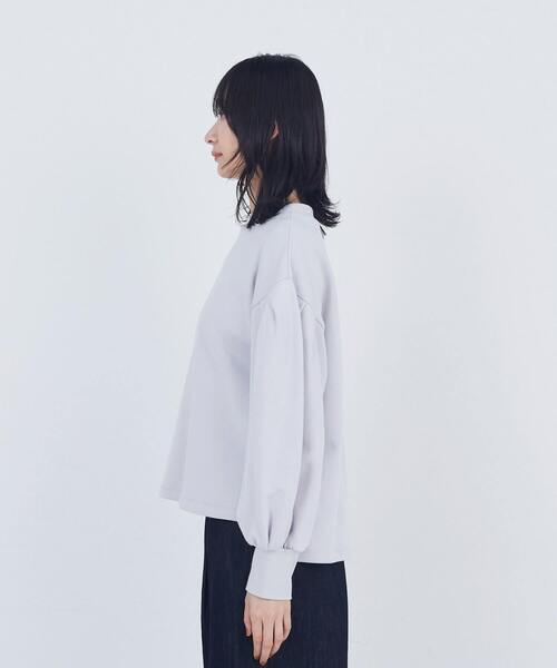 ADIEU TRISTESSE(アデュートリステス)の「ボリュームスリーブカットソープルオーバー(Tシャツ/カットソー・レディース・ピンク/ブラック/グレー・FREE)」の12枚目の写真