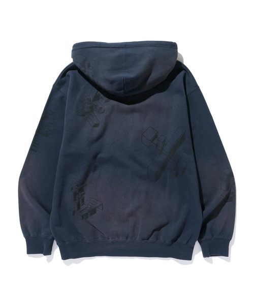 XLARGE(エクストララージ)の「GEOMETRIC ZIP UP HOODED SWEATSHIRT(パーカー・メンズ・ブラック/ベージュ/ネイビー・S/M/L/XL)」の13枚目の写真