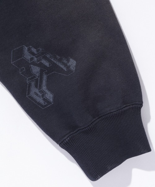 XLARGE(エクストララージ)の「GEOMETRIC ZIP UP HOODED SWEATSHIRT(パーカー・メンズ・ブラック/ベージュ/ネイビー・S/M/L/XL)」の20枚目の写真