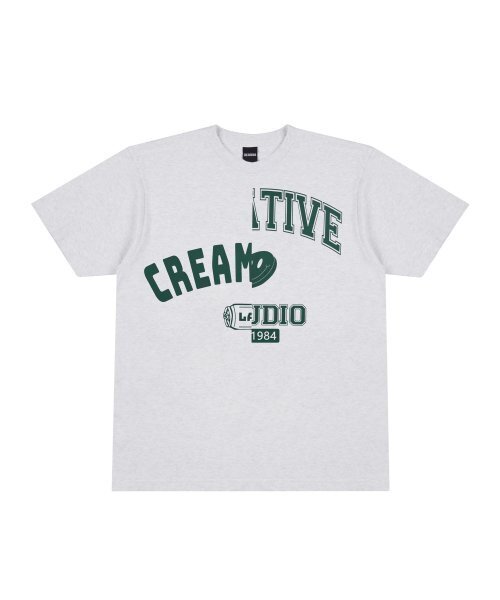 CREAM SODA LAB（クリームソーダラボ）の「1984クリエイティブ半袖Tシャツライトグレーグリーン（Tシャツ/カットソー・メンズ・その他・LARGE/MEDIUM/X-LARGE/XX-LARGE）」の2枚目の写真